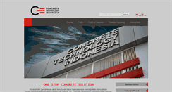 Desktop Screenshot of concrete-technology-indonesia.com